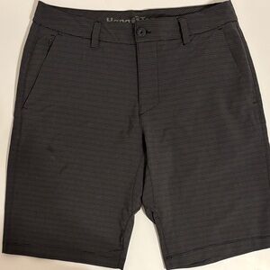 Men's Black Striped Board Shorts
